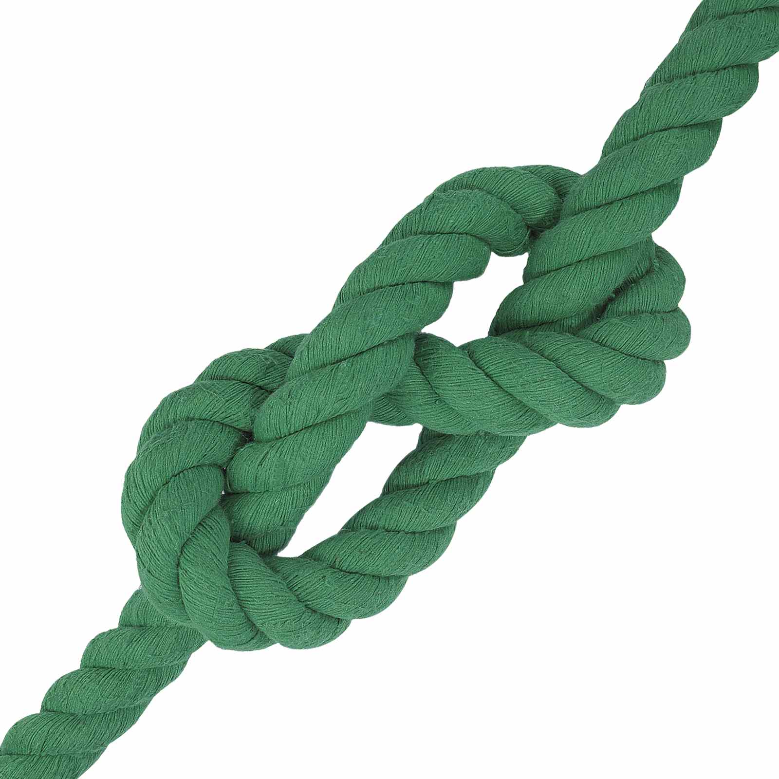 vidaXL Cotton Rope 36 mm 10 m Green 100% Cotton 4