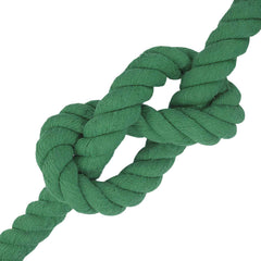 vidaXL Cotton Rope 50 mm 5 m Green 100% Cotton 4