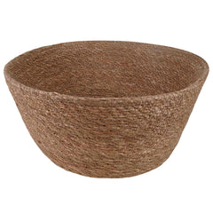 vidaXL Plant Pot with Handles Natural Ø 45 x 36 cm 100% Seagrass 3