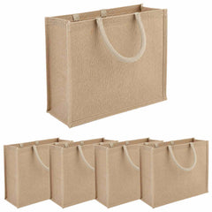 vidaXL Jute Handbags 5 Natural 42 x 33 x 19 cm 100% Tossa Jute 2