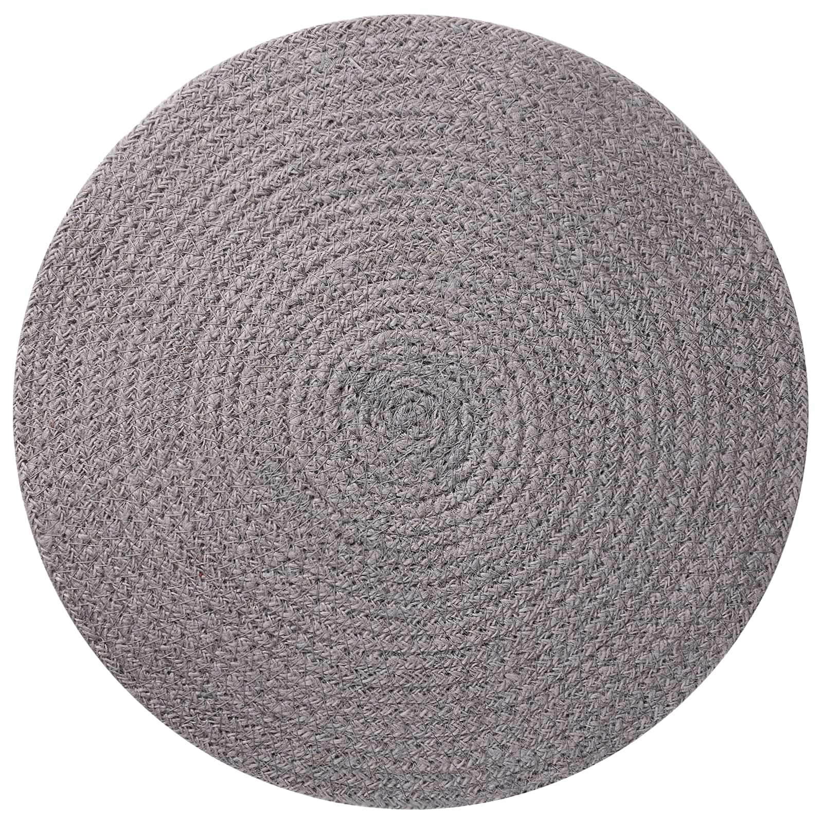 vidaXL Jute Placemets 12 pcs Grey 100% Tossa Jute 3