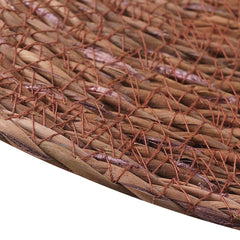 vidaXL Seagrass Placemets 12 pcs Brown 100% Seagrass 4
