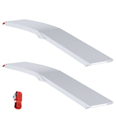 vidaXL Motorcycle Ramp 680 kg 2 pcs Silver 680 kg Aluminium 2