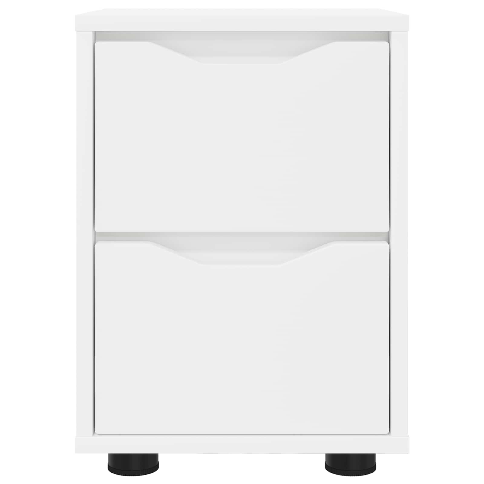 vidaXL Bedside Table White 30.5 x 30 x 43 cm Engineered Wood 6