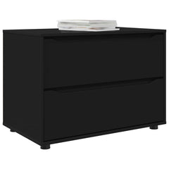 vidaXL Storage Cabinet 80 x 48 x 57 cm Engineered Wood Black 3