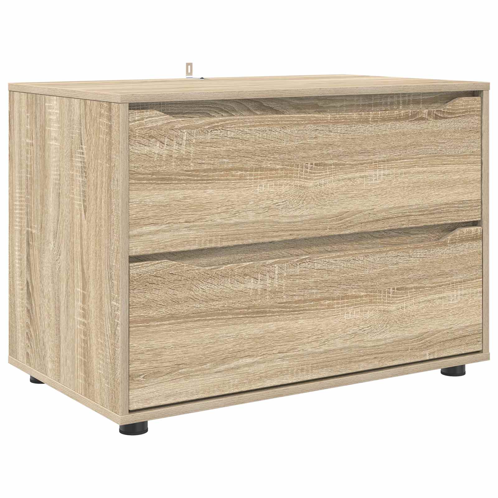 vidaXL Storage Cabinet 80 x 48 x 57 cm Engineered Wood Sonoma Oak 2