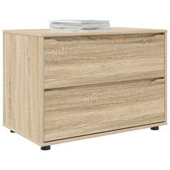 vidaXL Storage Cabinet 80 x 48 x 57 cm Engineered Wood Sonoma Oak 3