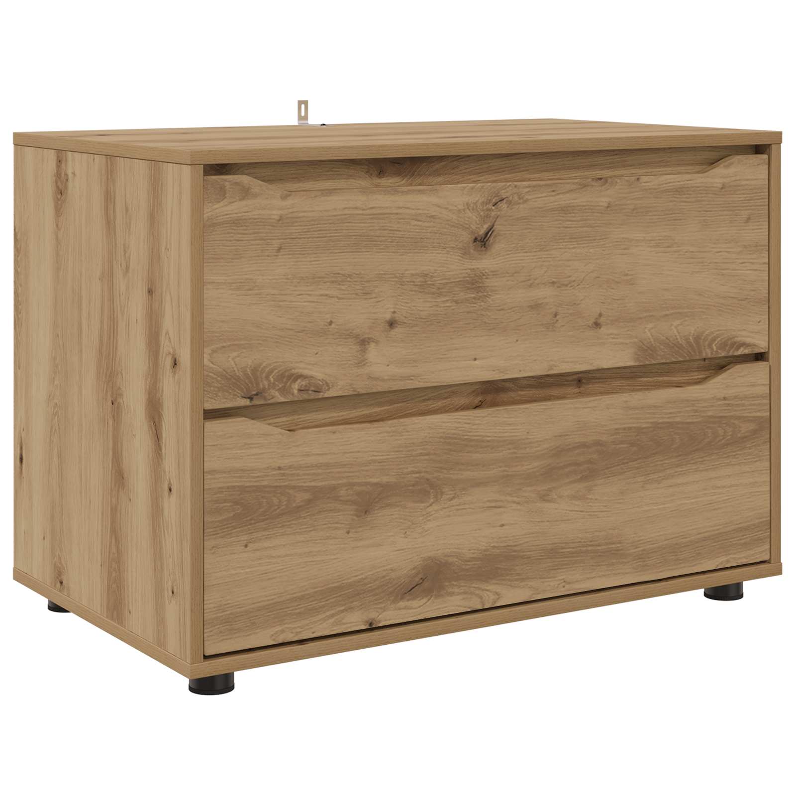 vidaXL Storage Cabinet 80 x 48 x 57 cm Engineered Wood Artisan Oak 2