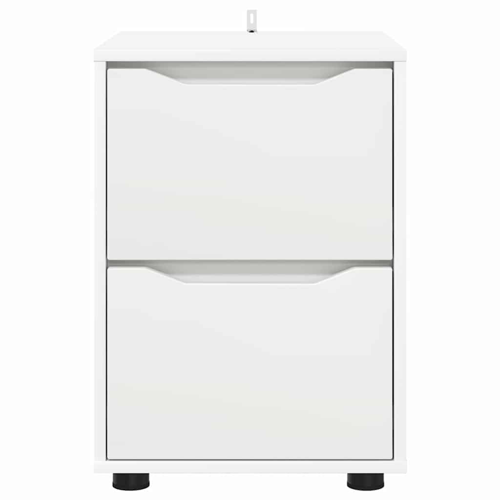 vidaXL Storage Cabinet 40 x 48 x 57 cm Engineered Wood White 6