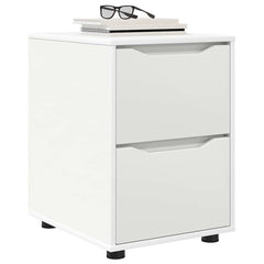 vidaXL Storage Cabinet 40 x 48 x 57 cm Engineered Wood White 3