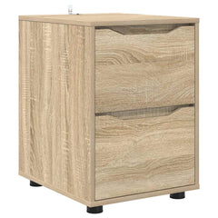 vidaXL Storage Cabinet 40 x 48 x 57 cm Engineered Wood Sonoma Oak 2
