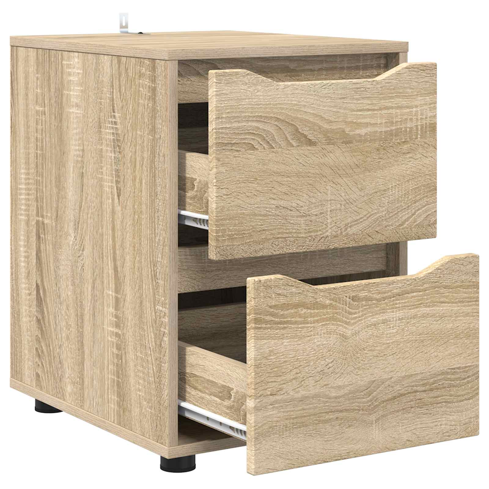 vidaXL Storage Cabinet 40 x 48 x 57 cm Engineered Wood Sonoma Oak 5