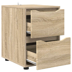 vidaXL Storage Cabinet 40 x 48 x 57 cm Engineered Wood Sonoma Oak 5