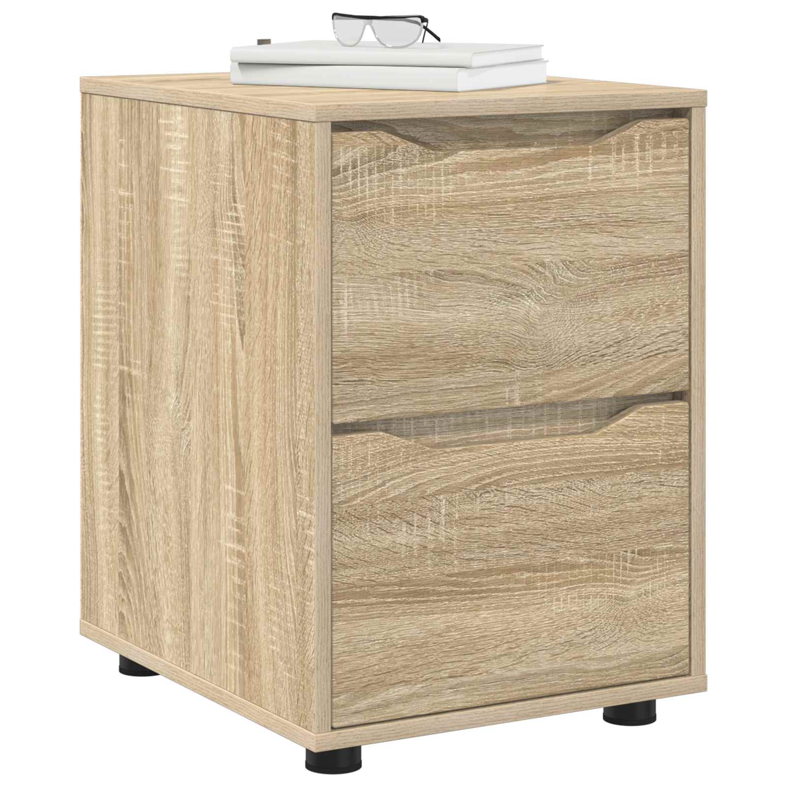 vidaXL Storage Cabinet 40 x 48 x 57 cm Engineered Wood Sonoma Oak 3