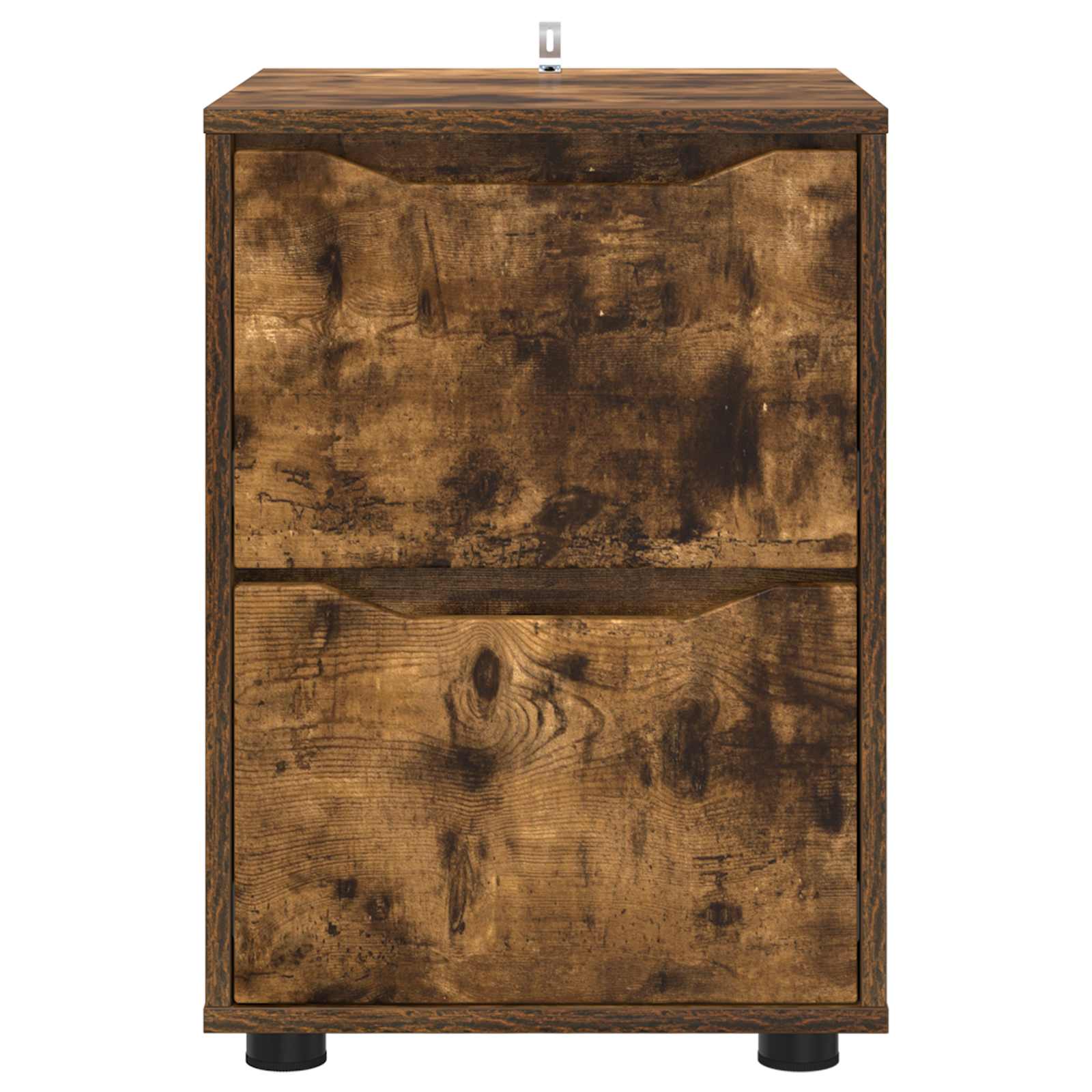 vidaXL Storage Cabinet 40 x 48 x 57 cm Engineered Wood Smoked Oak 6