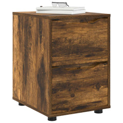 vidaXL Storage Cabinet 40 x 48 x 57 cm Engineered Wood Smoked Oak 3