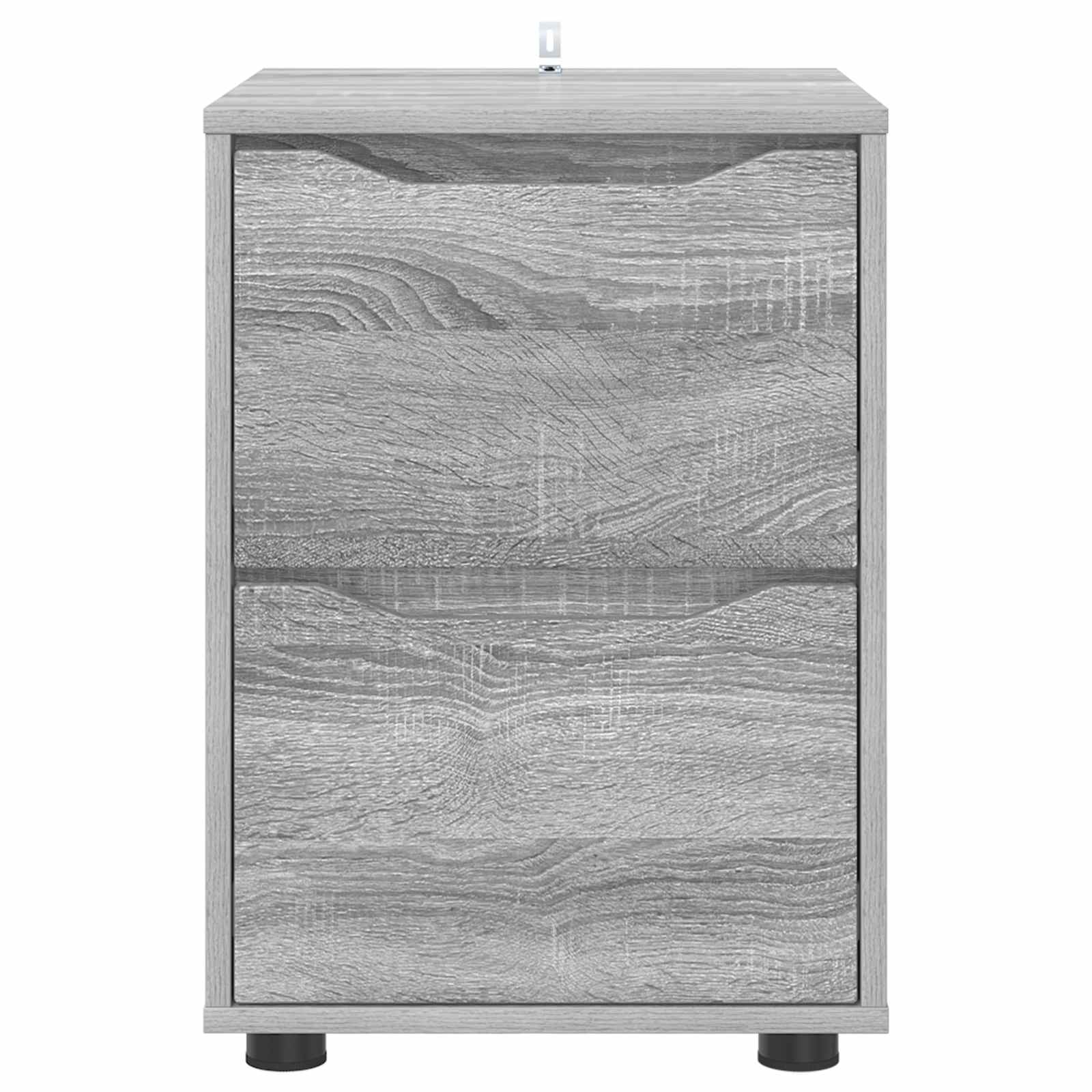 vidaXL Storage Cabinet 40 x 48 x 57 cm Engineered Wood Grey Sonoma 6