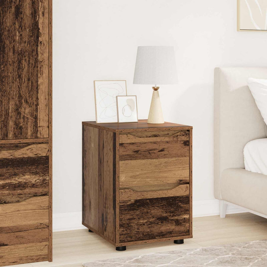 Storage Cabinet Engineered Wood Old Wood