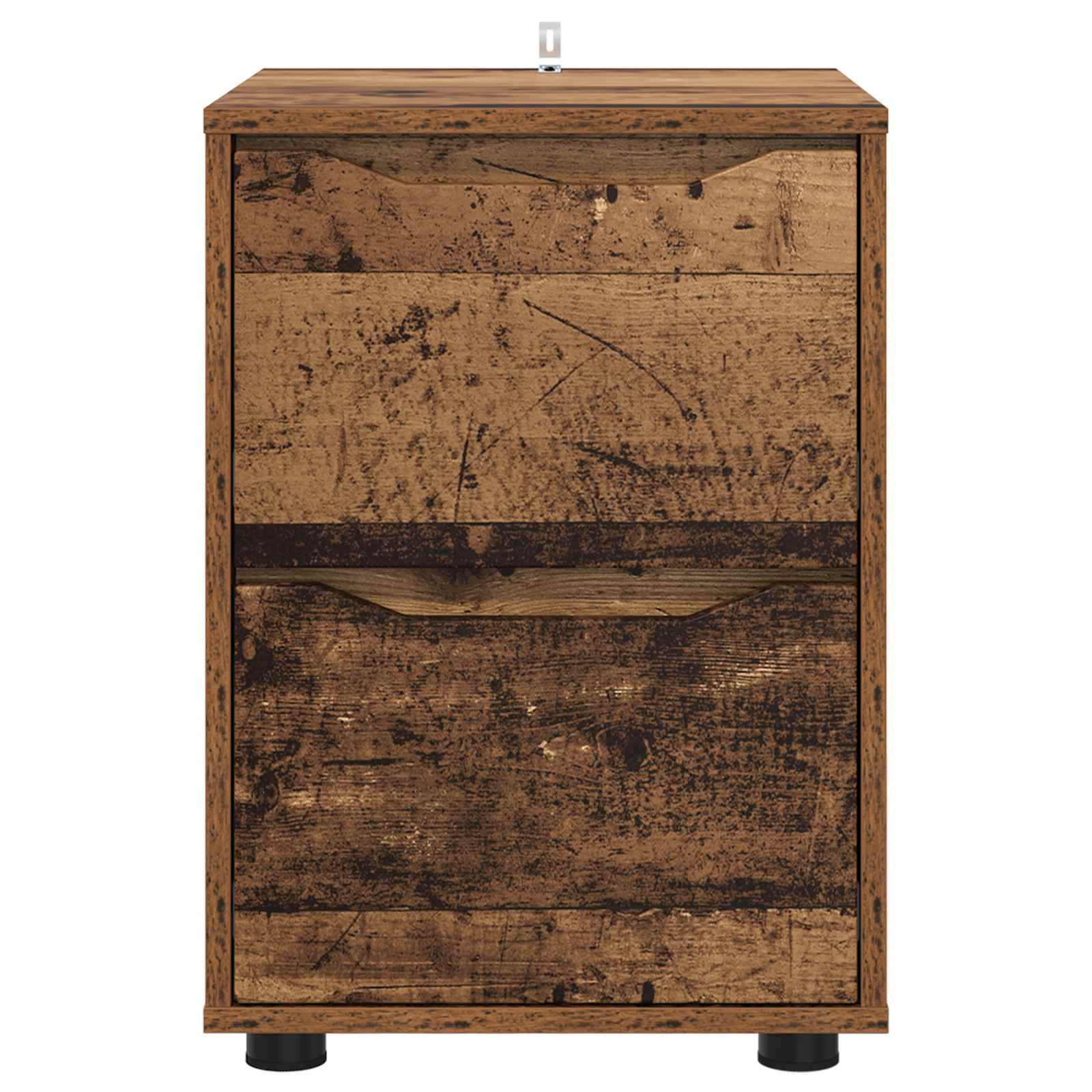 vidaXL Storage Cabinet 40 x 48 x 57 cm Engineered Wood Old Wood 6