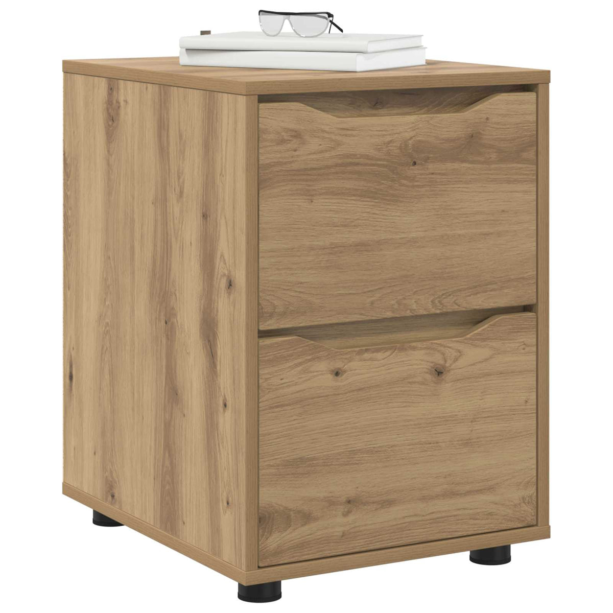 Storage Cabinet Engineered Wood Artisan Oak, image 3