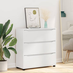 Storage Cabinet Engineered Wood White, image 6