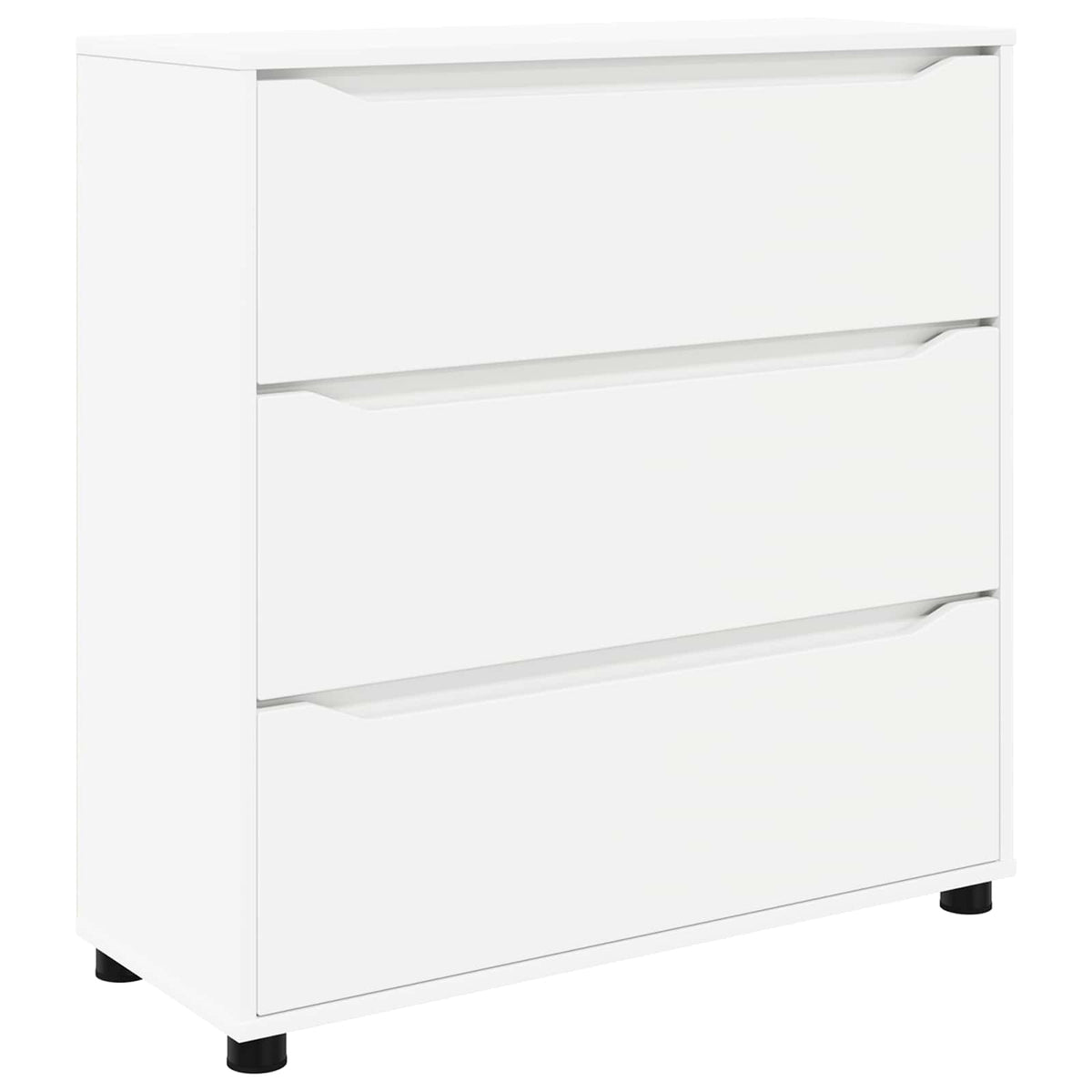 Storage Cabinet Engineered Wood White, image 2