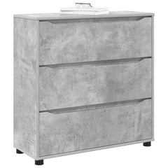 Storage Cabinet Engineered Wood Concrete Grey, image 3