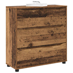 vidaXL Storage Cabinet 80 x 31 x 81 cm Engineered Wood Old Wood 3