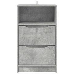 vidaXL Bedside Table Concrete Grey 40 x 30 x 467 cm Engineered Wood 6