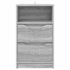 vidaXL Bedside Table Grey Sonoma 40 x 30 x 467 cm Engineered Wood 6