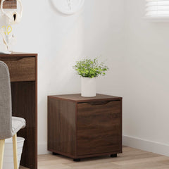 vidaXL Bathroom Cabinet 40.5 x 40 x 44 cm Engineered Wood Brown Oak 5