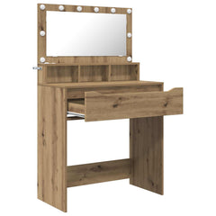 vidaXL Bedroom Dressing Tables Artisan Oak 80 x 39.6 x 135 cm 5