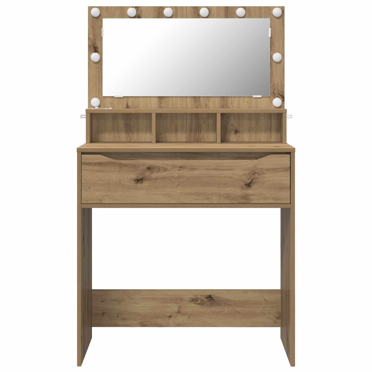 vidaXL Bedroom Dressing Tables Artisan Oak 80 x 39.6 x 135 cm 6