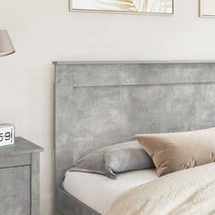 vidaXL Headboard Concrete Grey Engineered Wood 3