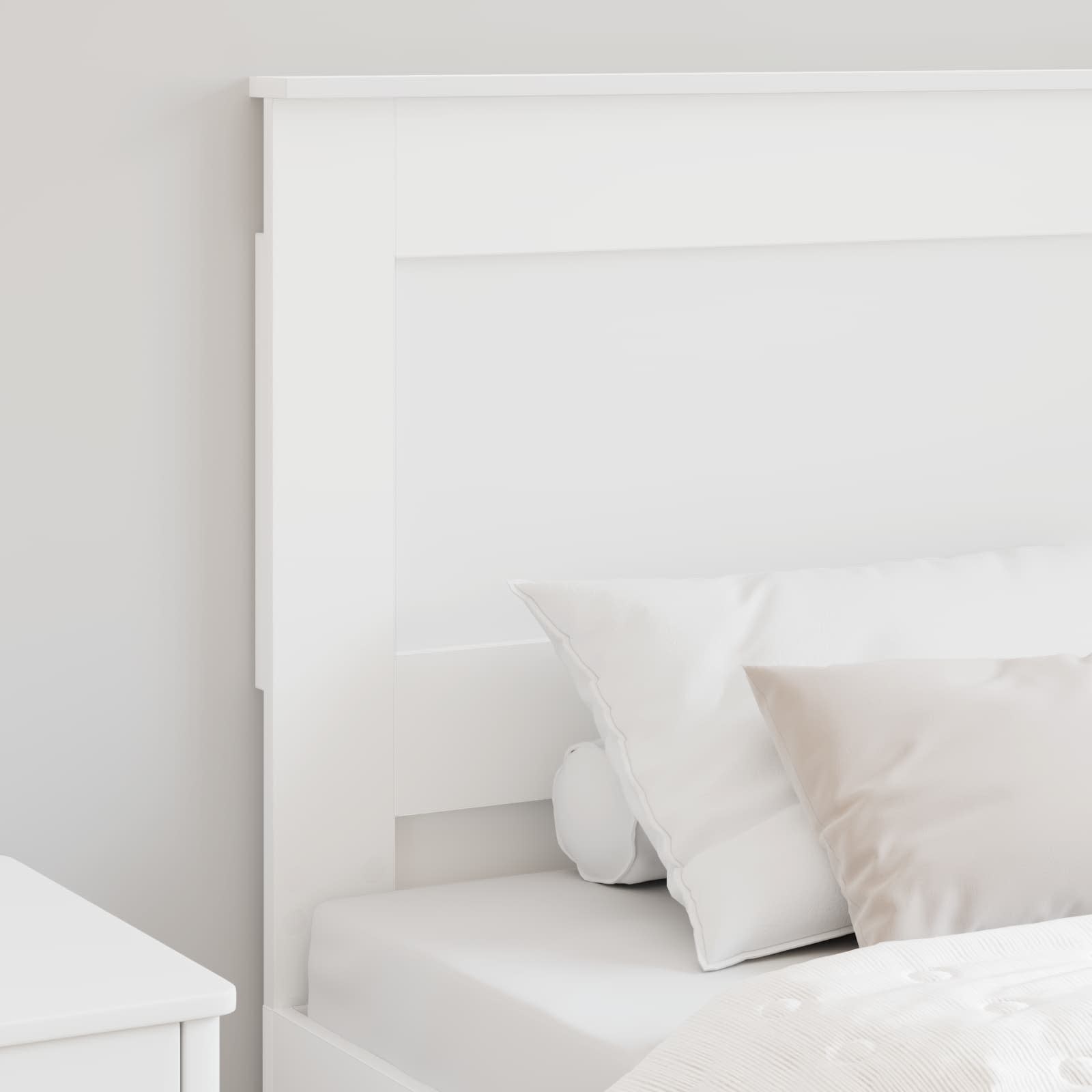 vidaXL Headboard White Engineered Wood 3