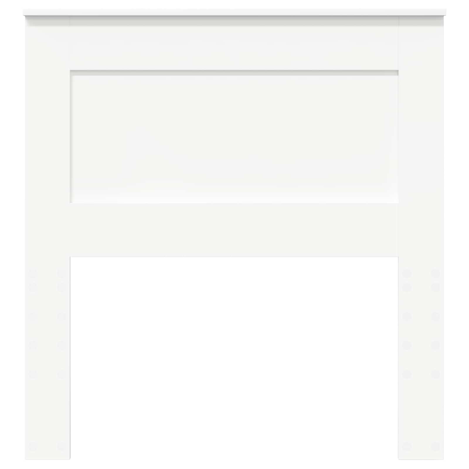 vidaXL Headboard White Engineered Wood 4