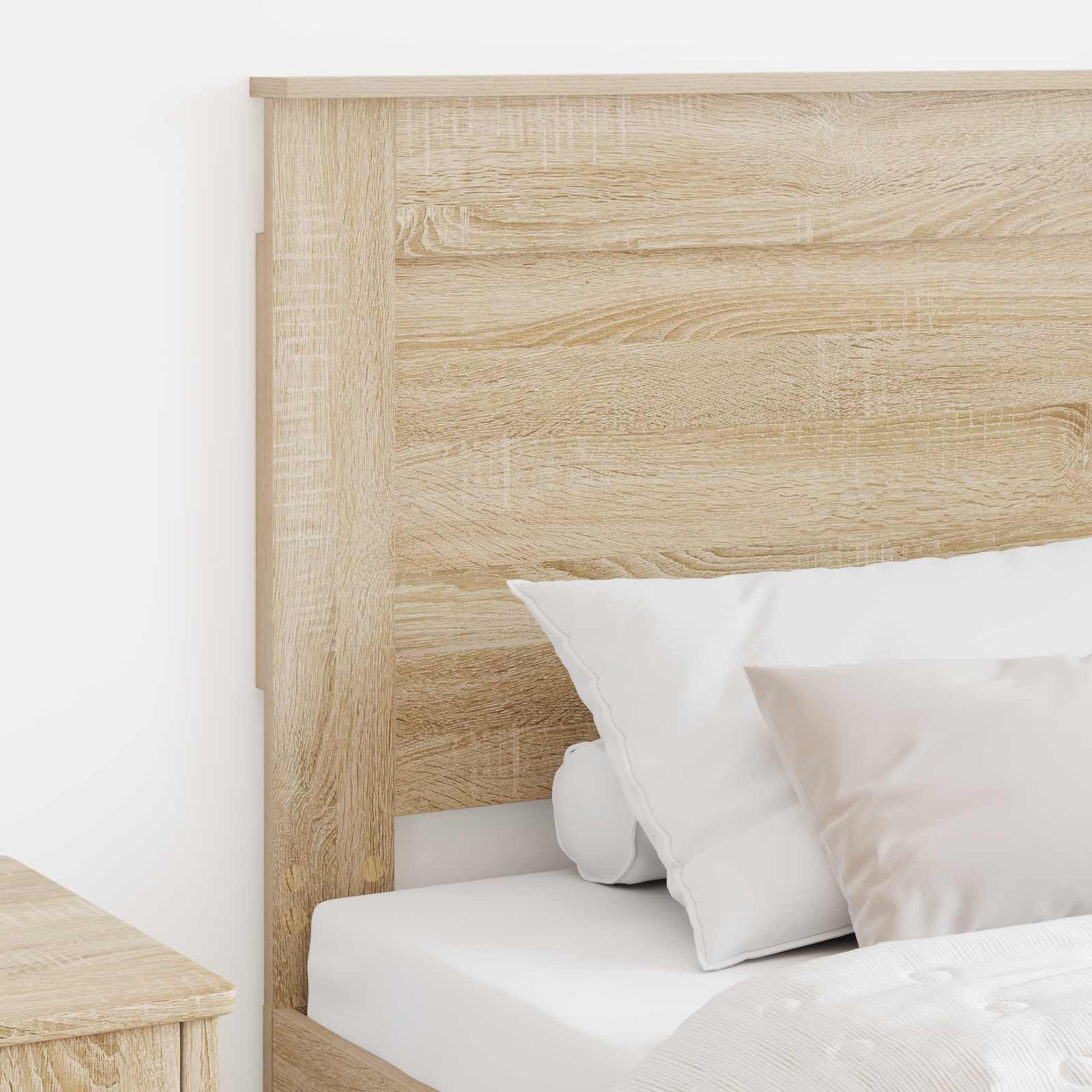 vidaXL Headboard Sonoma Oak Engineered Wood 3