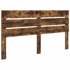 vidaXL Headboard Smoked Oak Engineered Wood 2