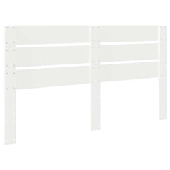 vidaXL Headboard White Engineered Wood 6