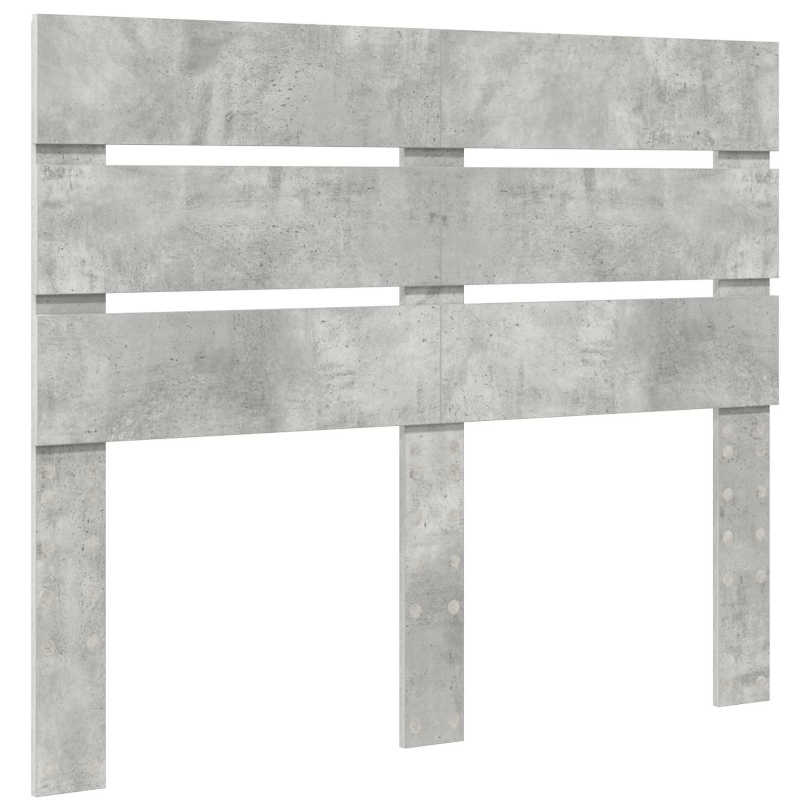 vidaXL Headboard Concrete Grey Engineered Wood 2
