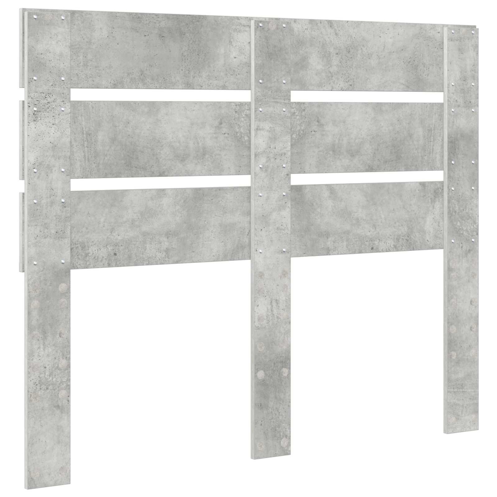 vidaXL Headboard Concrete Grey Engineered Wood 6