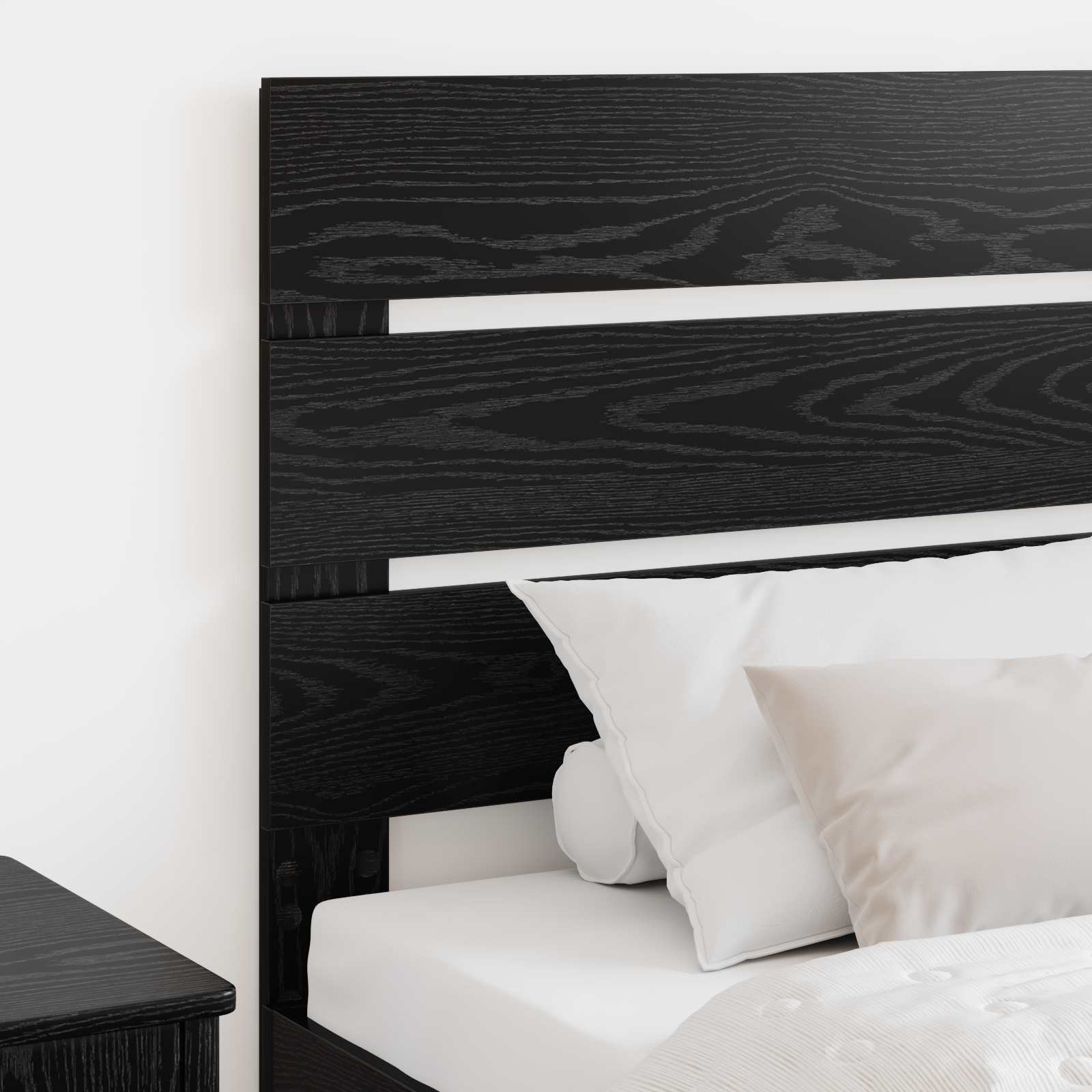 vidaXL Headboard Black Oak Engineered Wood 3