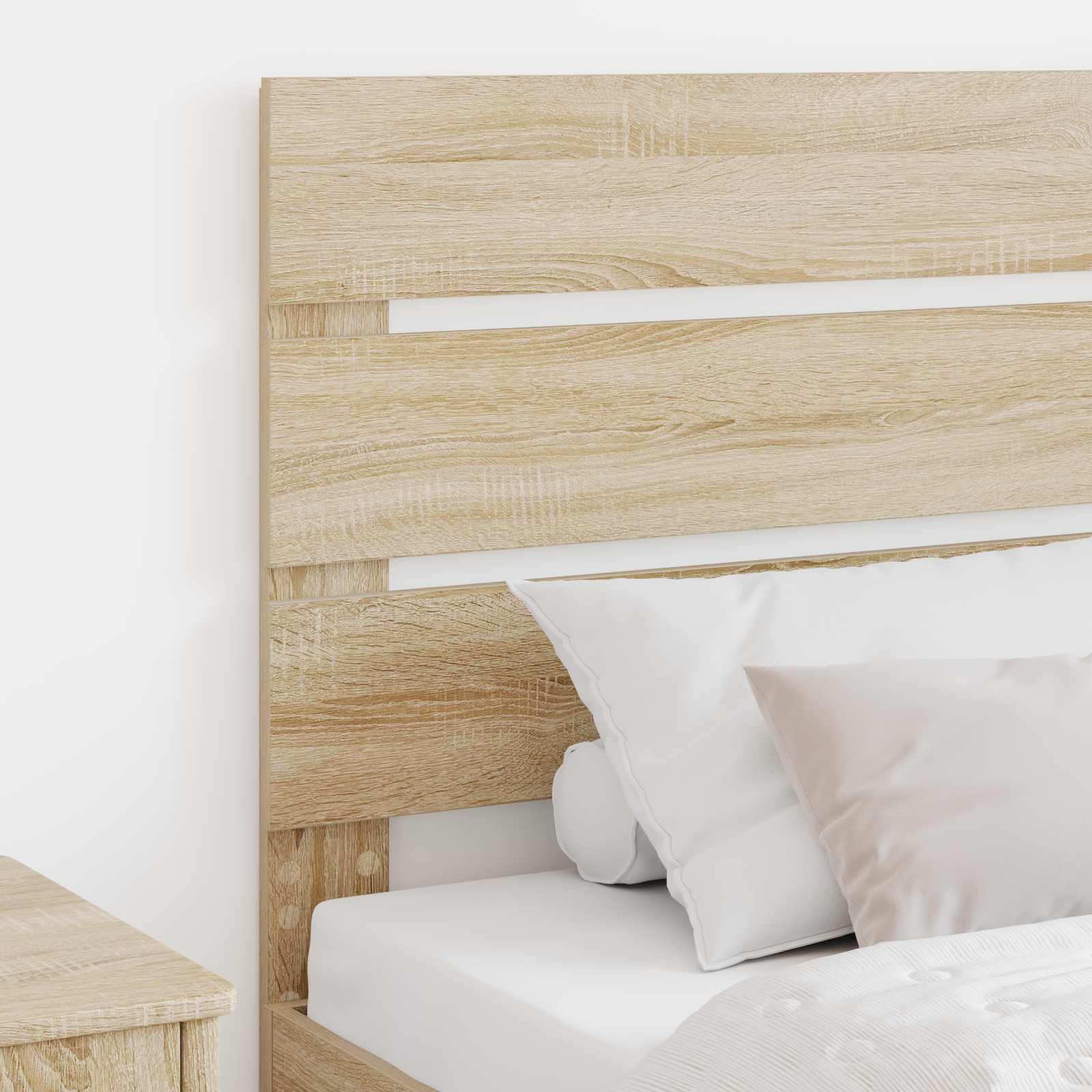 vidaXL Headboard Sonoma Oak Engineered Wood 3