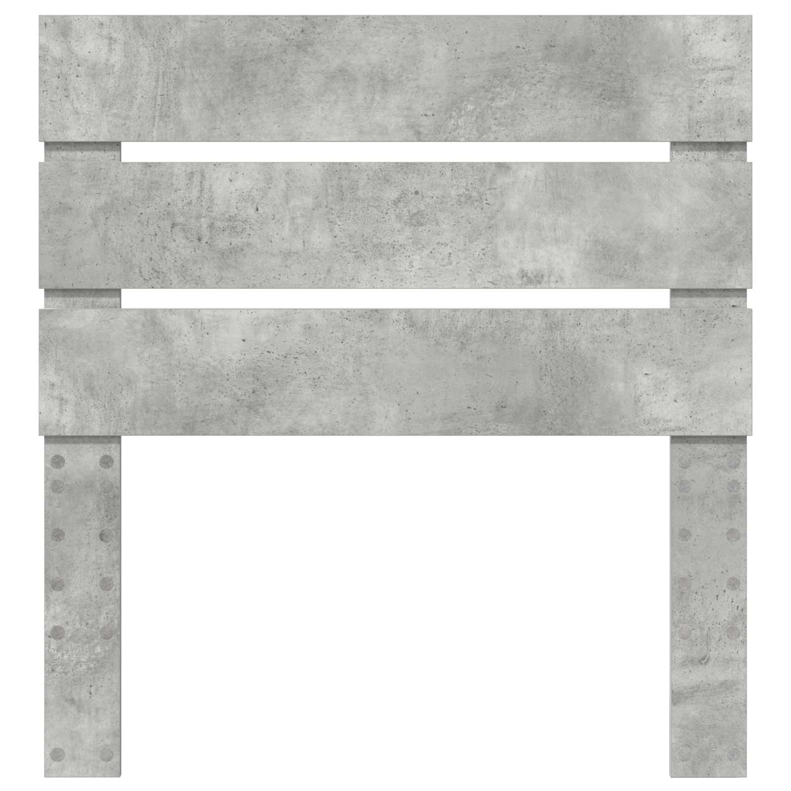 vidaXL Headboard Concrete Grey Engineered Wood 4