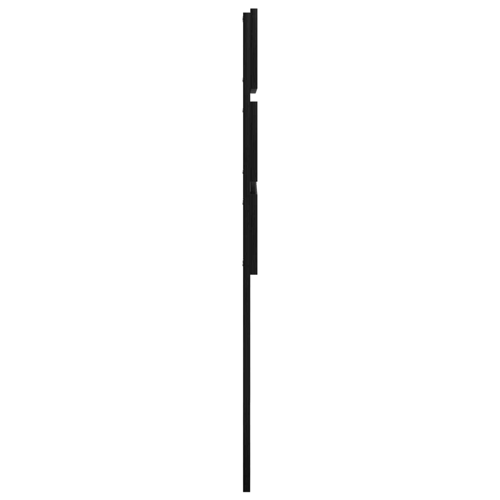 vidaXL Headboard Black Oak Engineered Wood 5
