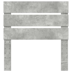 vidaXL Headboard Concrete Grey Engineered Wood 4