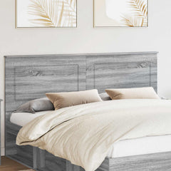 vidaXL Headboard 100 cm Engineered Wood Grey Sonoma