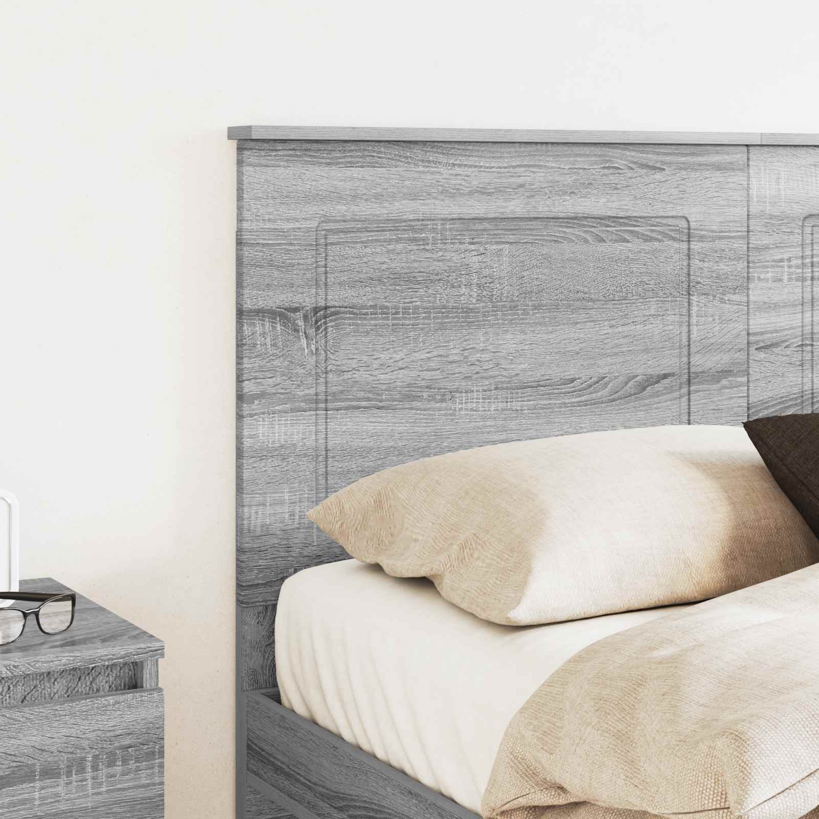 vidaXL Headboard Grey Sonoma 100 cm Engineered Wood 3
