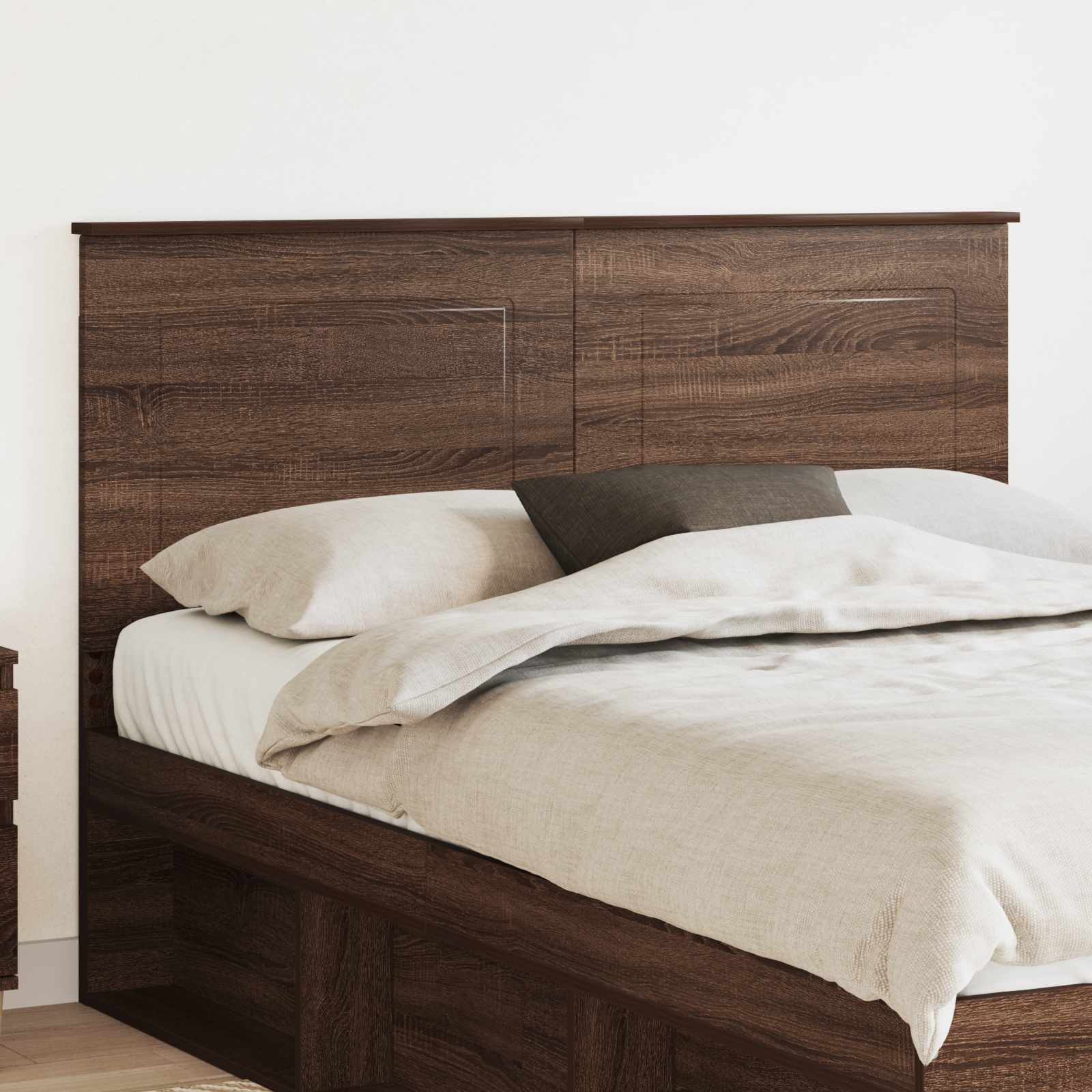 Headboard 100 cm Engineered Wood Brown oak 140 cm