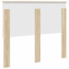 vidaXL Headboard Sonoma Oak Engineered Wood 6